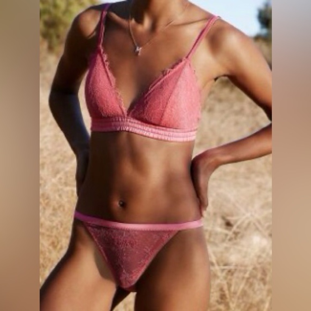 LOVE STORIES Lace Bikini Panties sz Large